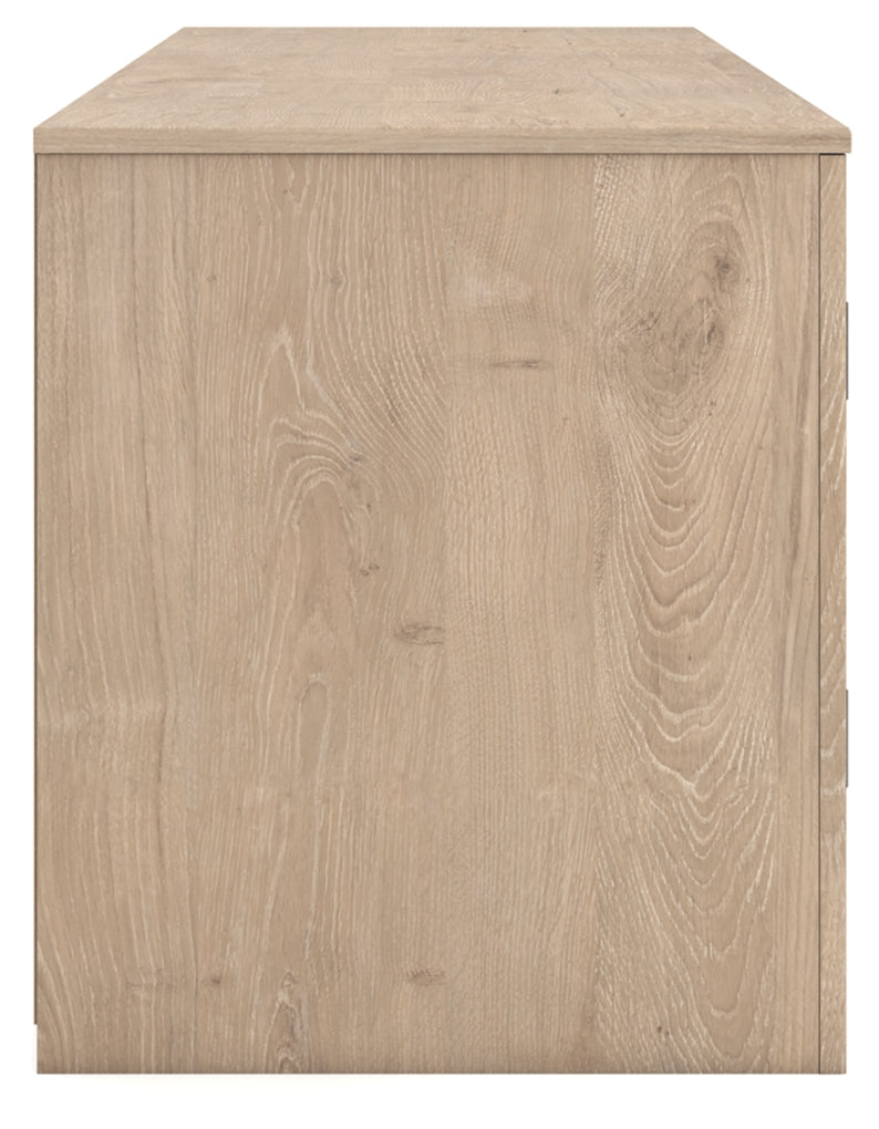 Mueble de TV Cayboni de 71" con chimenea eléctrica