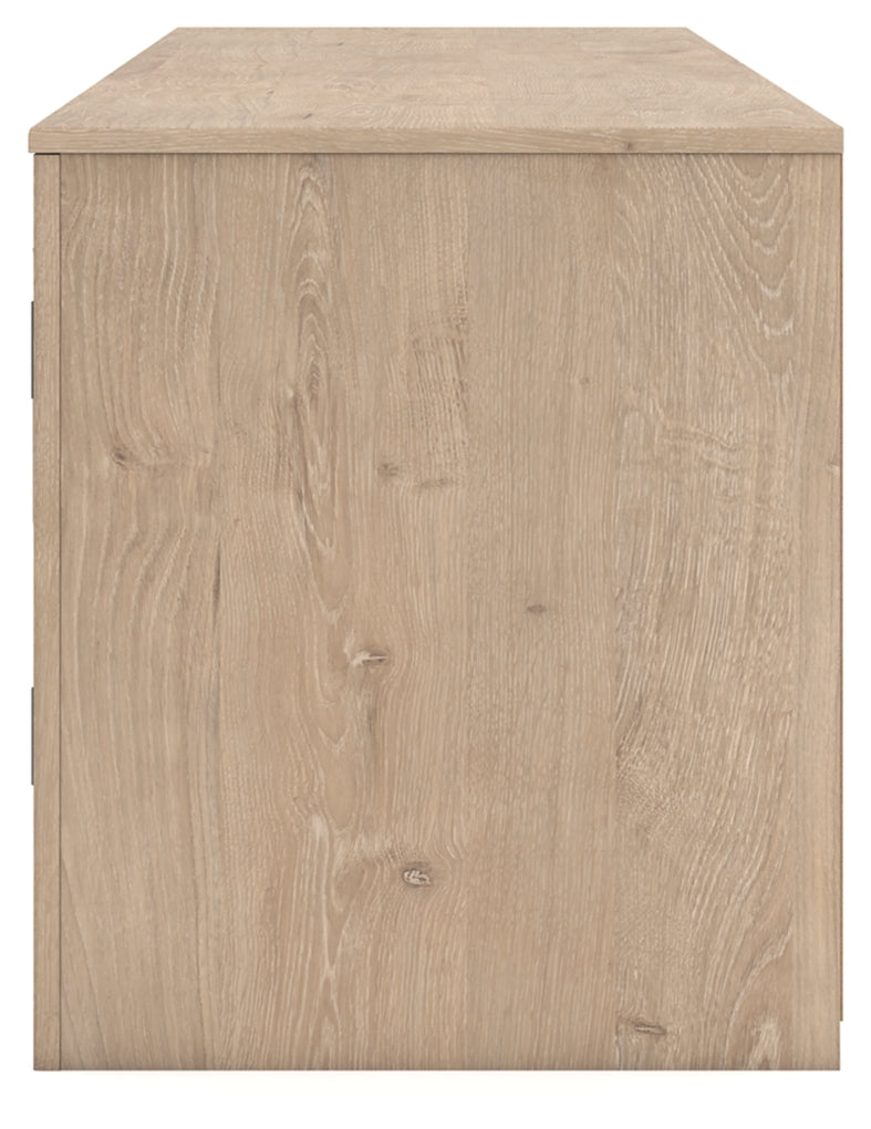 Mueble de TV Cayboni de 71" con chimenea eléctrica
