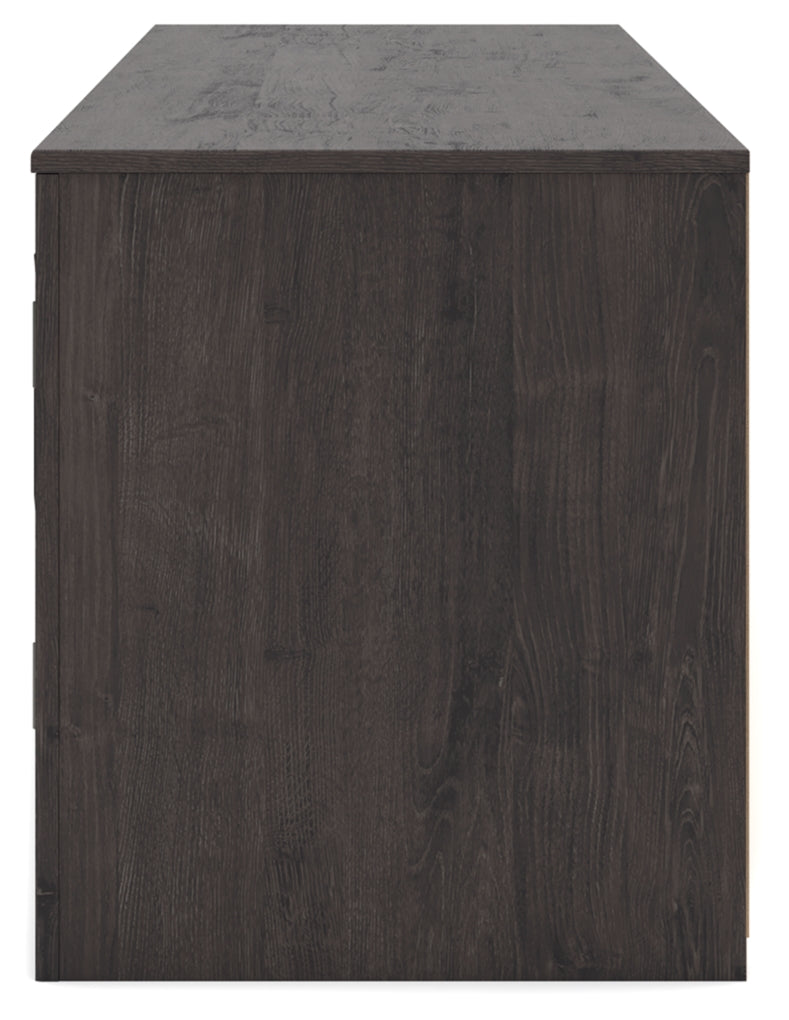Mueble de TV Cayboni de 71" con chimenea eléctrica