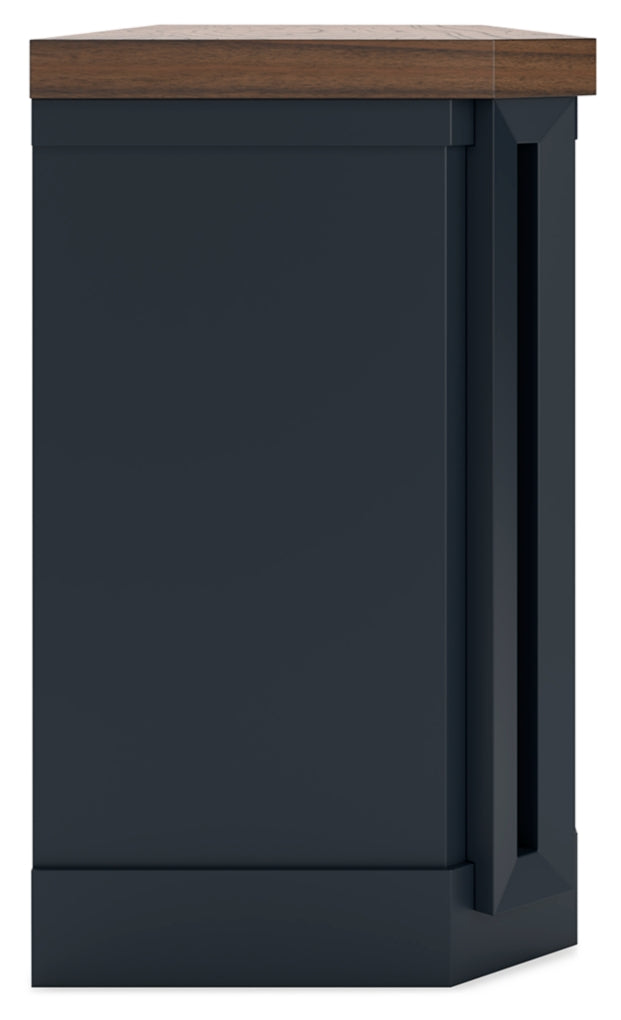 Mueble de TV Landocken XL con opción de chimenea