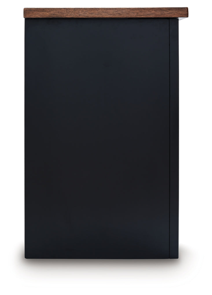 Mueble para TV Wildenauer de 76" con chimenea eléctrica