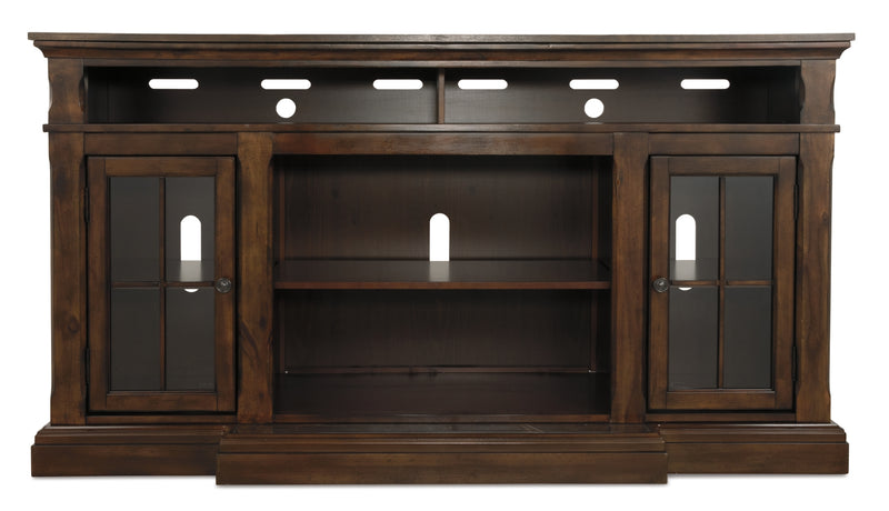 Mueble para TV Roddinton de 72" con chimenea eléctrica