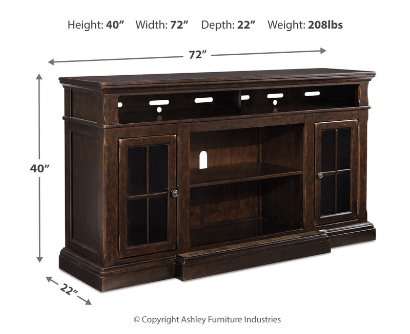 Roddinton XL TV Stand w/Fireplace Option