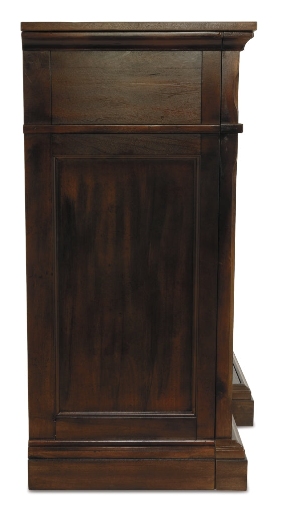 Mueble para TV Roddinton de 72" con chimenea eléctrica