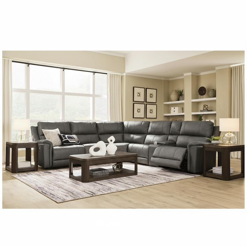 Beryton 6-Piece Power Reclining Sectional