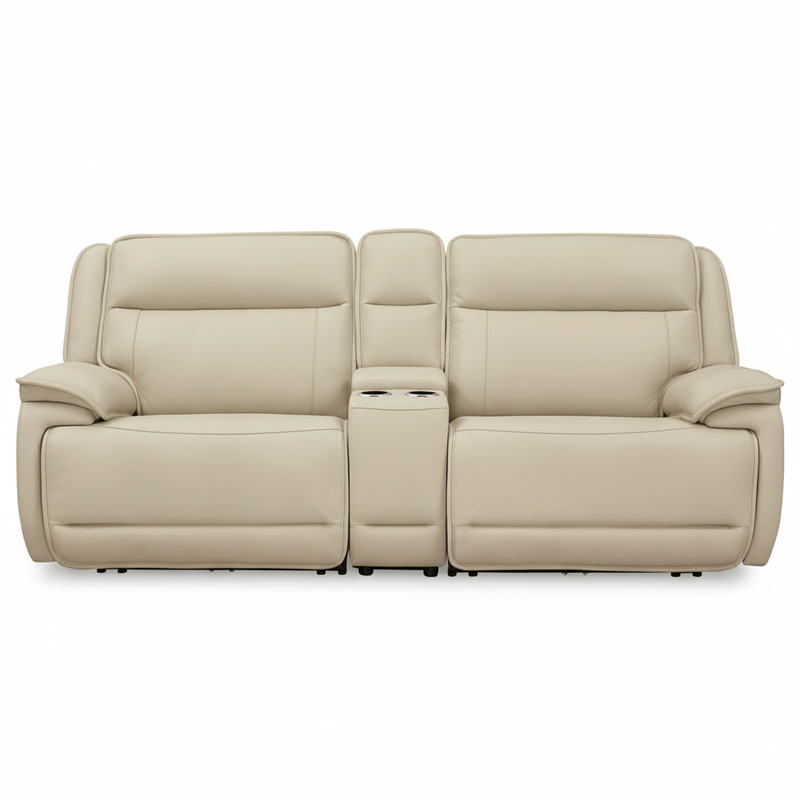 Double Deal 3-Piece Power Reclining Loveseat with Console