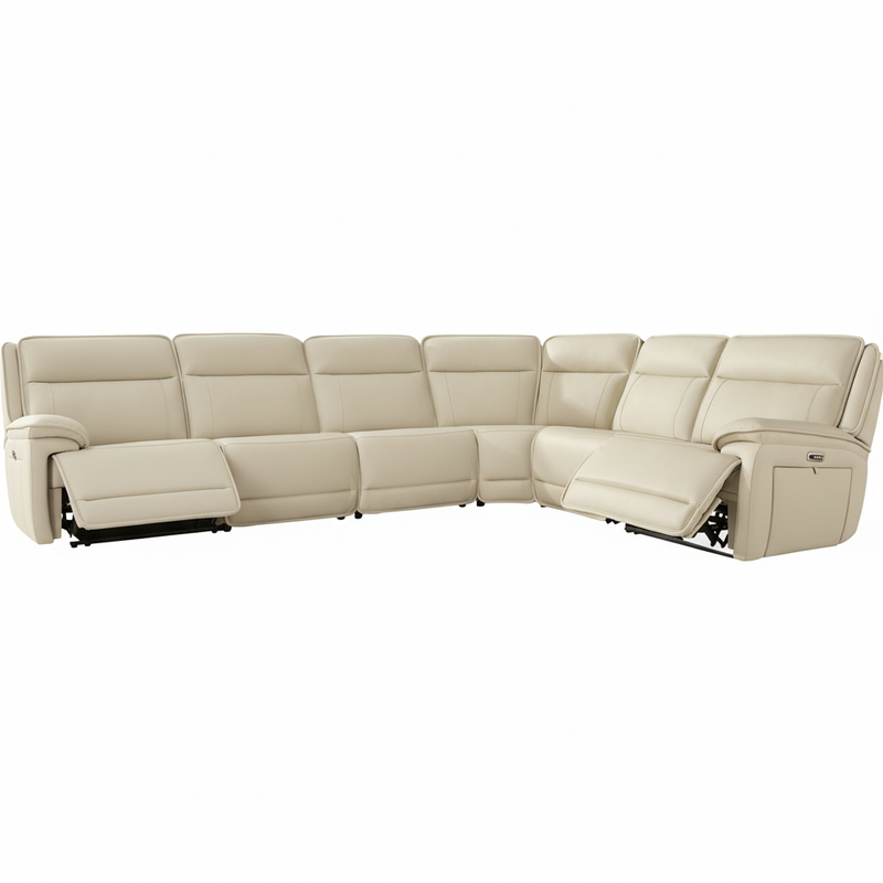 Double Deal 6-Piece Reclining Sectional