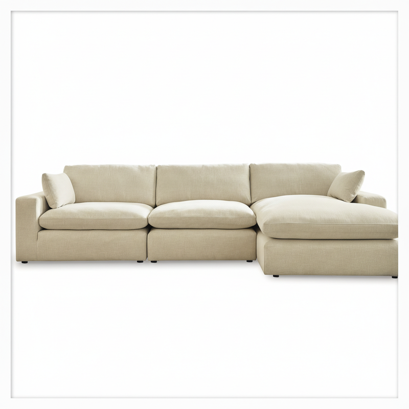 Elyza 3-Piece Sectional with Chaise
