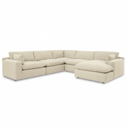 Elyza 5-Piece Sectional with Chaise