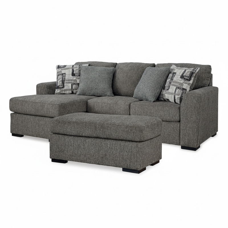 Gardiner Sofa Chaise with Ottoman