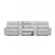 Grafton Pike 5-Piece Reclining Sofa with Storage Consoles