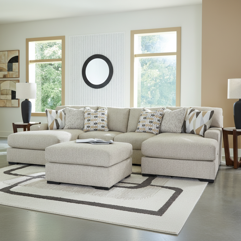 Laurelgrove 3-Piece Double Chaise Sectional