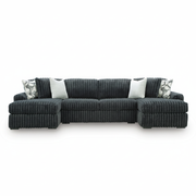 Midnight-Madness 3-Piece Double Chaise Sectional
