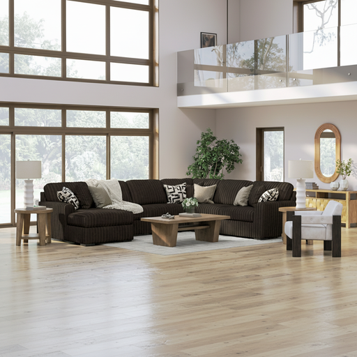 Midnight-Madness 4-Piece Sectional with Chaise