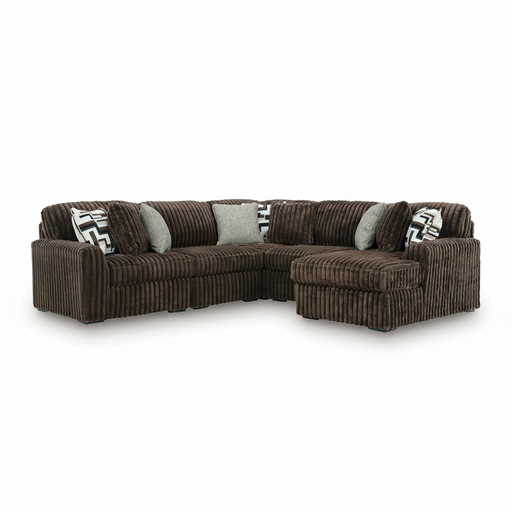 Midnight-Madness 5-Piece Sectional with Chaise