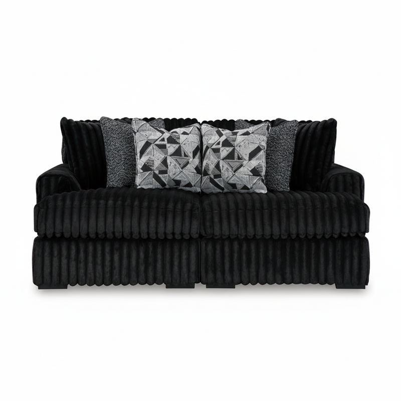 Midnight-Madness Super Chaise Loveseat