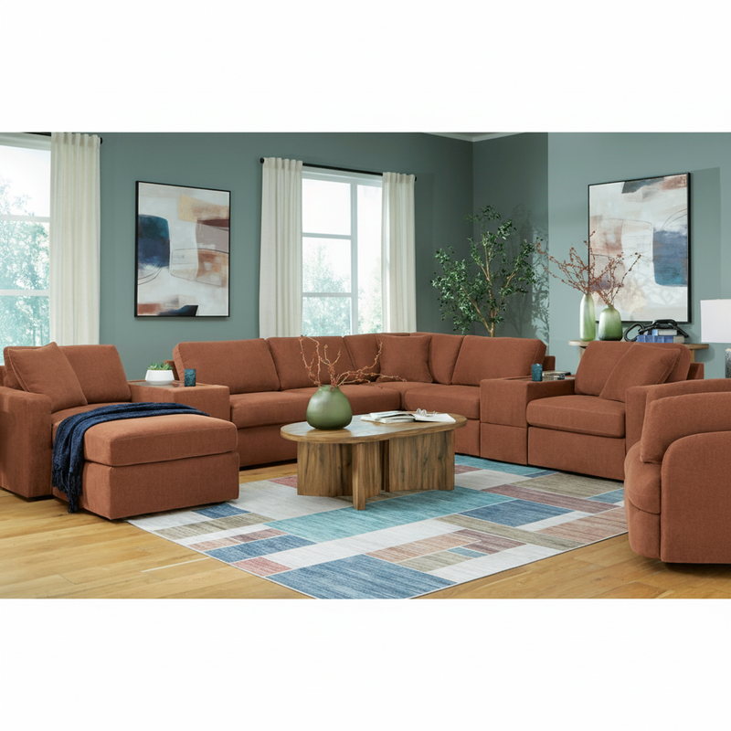Modmax 3-Piece Sectional Sofa Storage Chaise