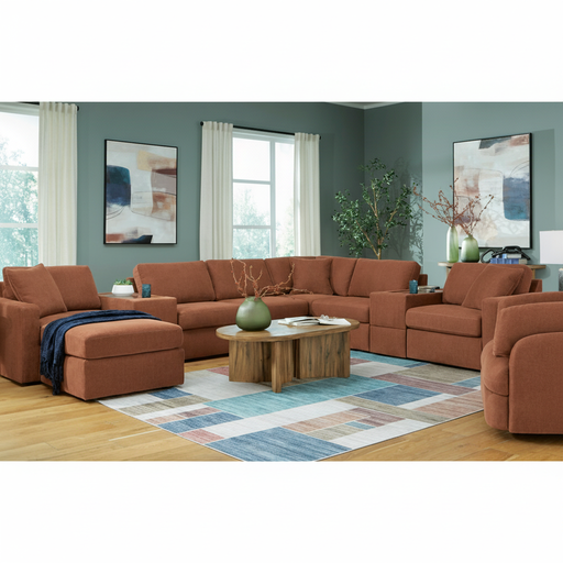 Modmax 3-Piece Sectional Sofa Storage Chaise