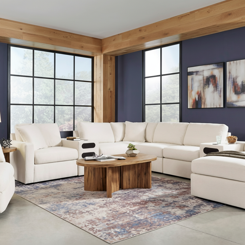 Modmax 3-Piece Sectional Sofa Storage Chaise