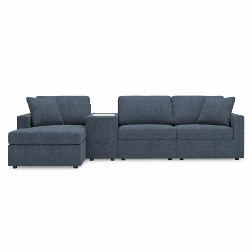 Modmax 4-Piece Sectional with Chaise and Storage Console