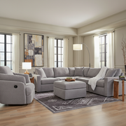Modmax 4-Piece Sectional with Storage Chaise and Audio Console