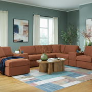 Modmax 4-Piece Sectional with Storage Chaise and Storage Console