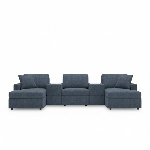 Modmax 5-Piece Pit Sectional with Storage Consoles