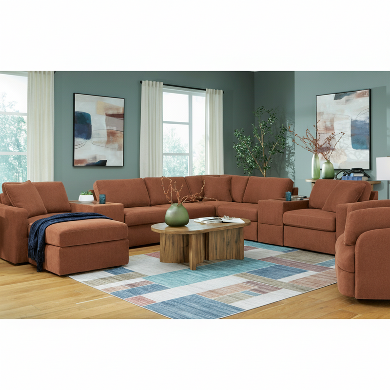 Modmax 5-Piece Sectional with Storage Chaise