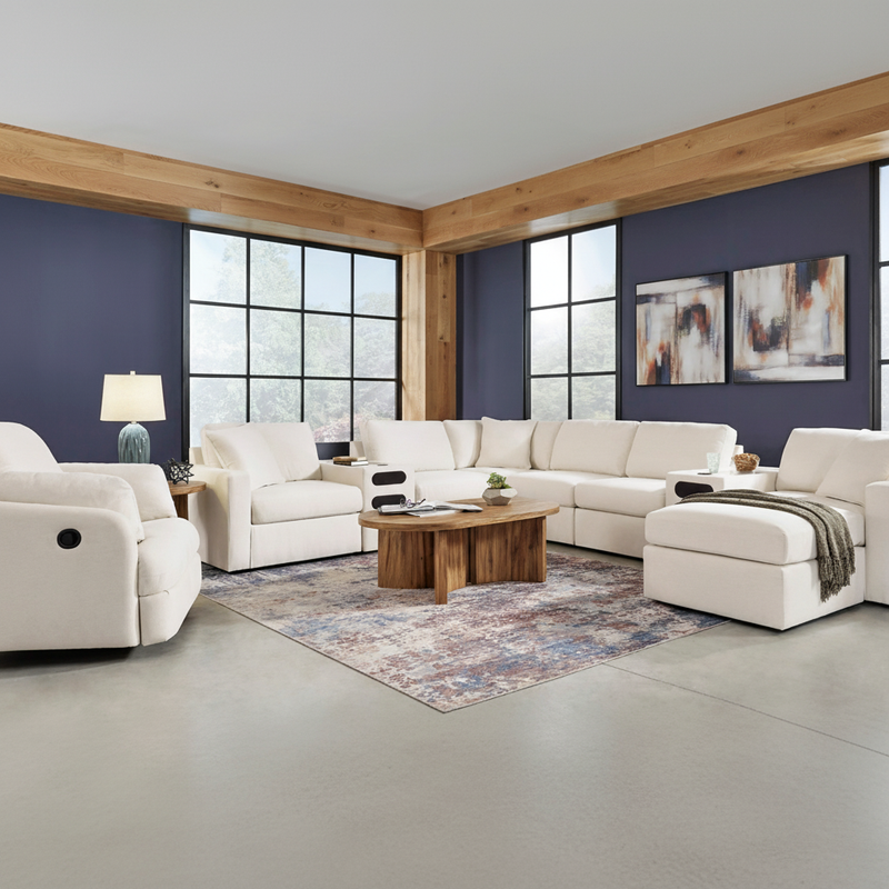 Modmax 5-Piece Sectional with Storage Chaise