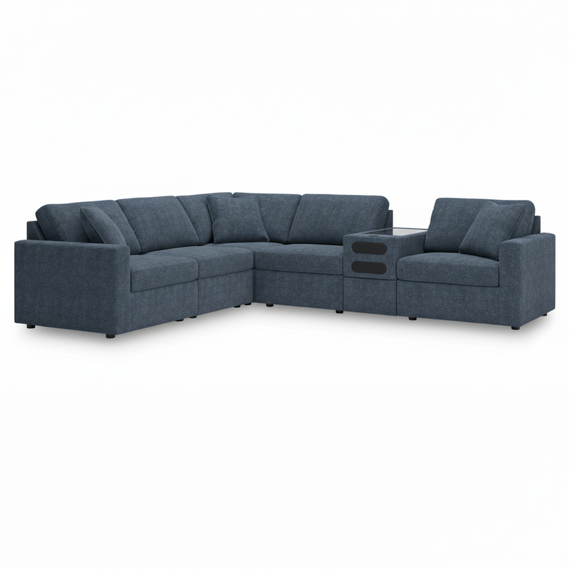 Modmax 6-Piece Sectional with Audio Console