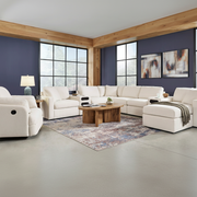 Modmax 7-Piece Double Storage Chaise Sectional with Storage Console