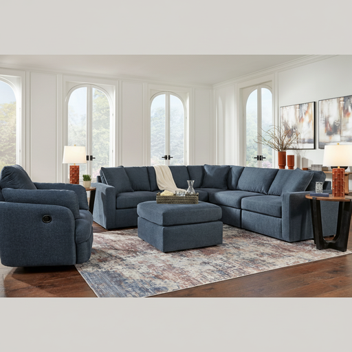 Modmax 8-Piece Sectional with Storage Chaise and Storage Consoles