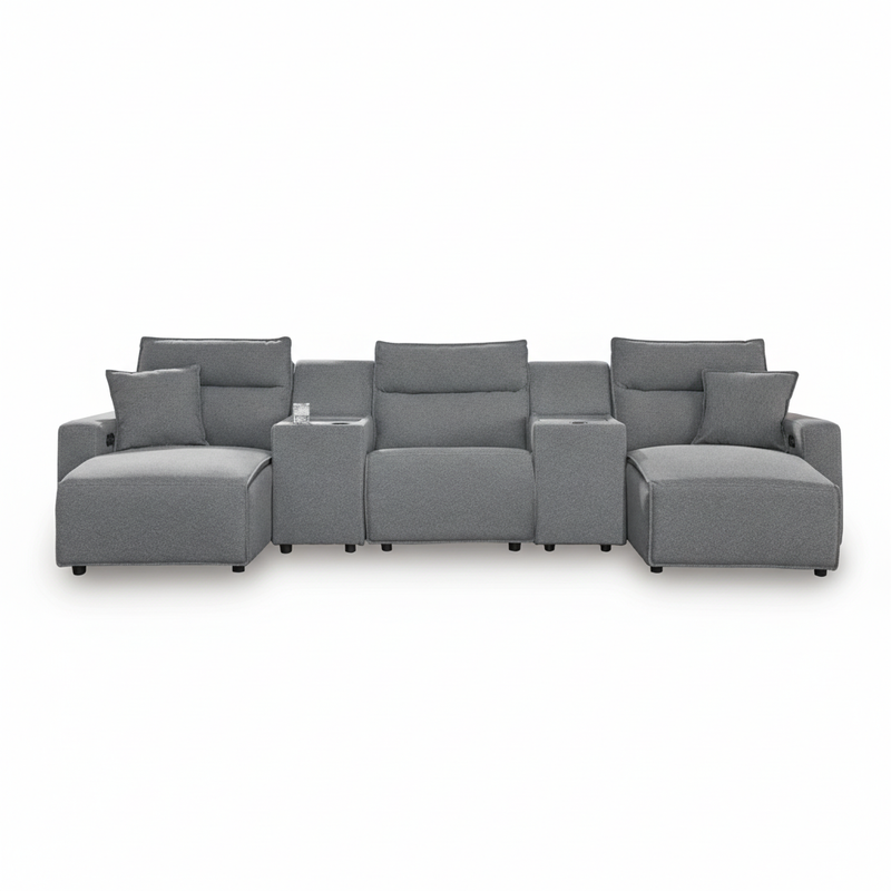 Modmax II 5-Piece Power Reclining Sectional with Chaise