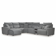 Modmax II 6-Piece Reclining Sectional with Chaise and Audio Console