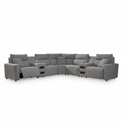 Modmax II 7-Piece Power Reclining Sectional with Audio Consoles