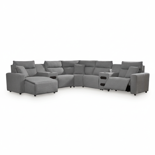 Modmax II 7-Piece Power Reclining Sectional with Chaise