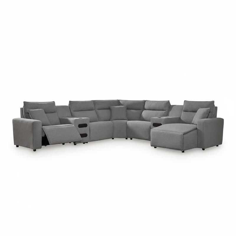 Modmax II 7-Piece Power Reclining Sectional with Chaise