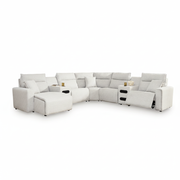 Modmax II 7-Piece Power Reclining Sectional with Chaise and Audio Consoles