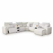 Modmax II 7-Piece Power Reclining Sectional with Chaise and Audio Consoles