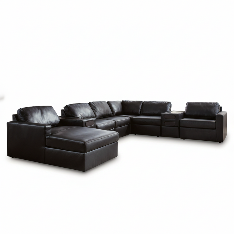 Modmax II 8-Piece Sectional with Chaise and Audio Consoles
