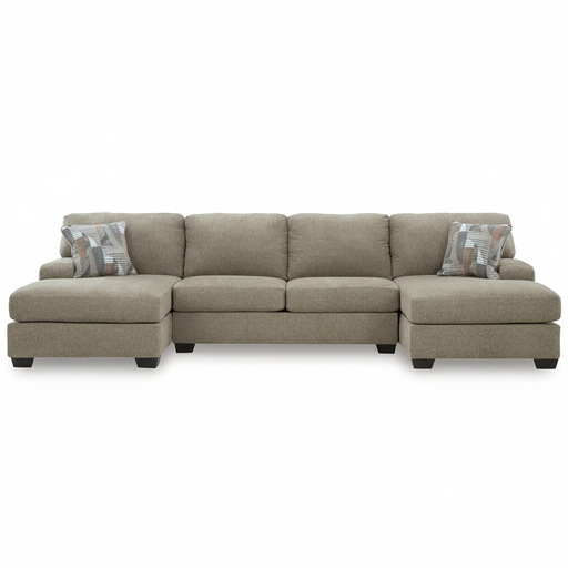 Newellen 3-Piece Sectional with Double Chaise