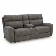 Next-Gen Durapella 3-Piece Power Reclining Sectional Loveseat with Console