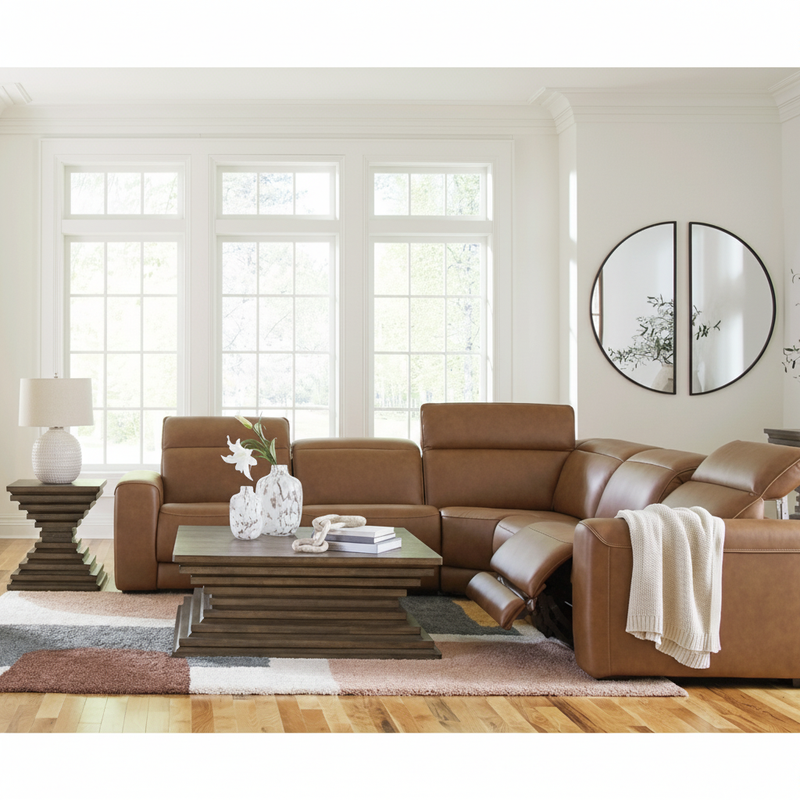 Rally-Up 5-Piece Power Reclining Sectional with Console