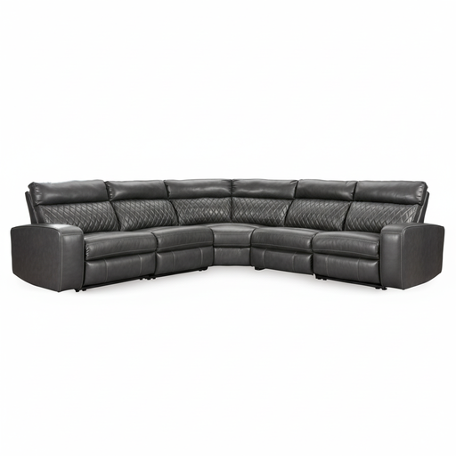 Samperstone 5-Piece Power Reclining Sectional
