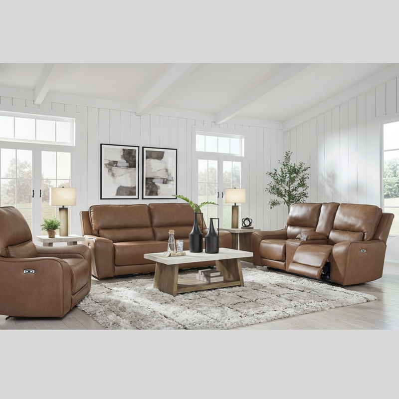 Silverbrooke 5-Piece Reclining Sectional with Storage Consoles