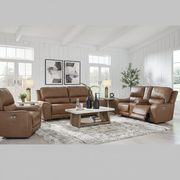 Silverbrooke 7-Piece Reclining Sectional with Chaise and Storage Consoles