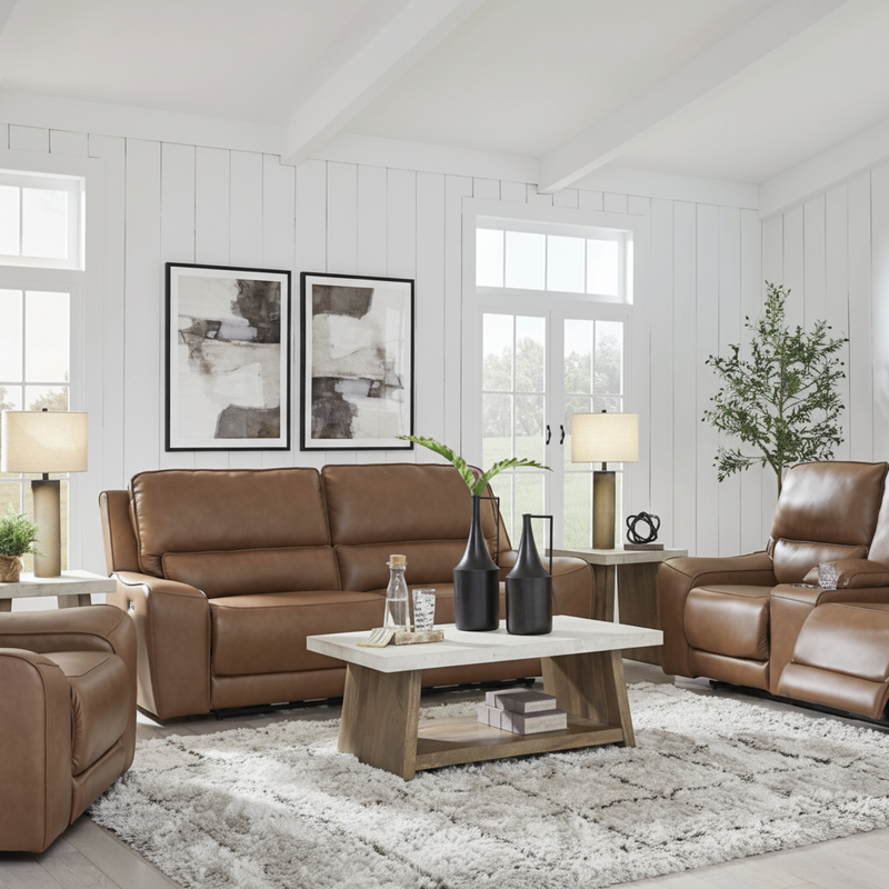 Silverbrooke 7-Piece Reclining Sectional with Chaise and Storage Consoles