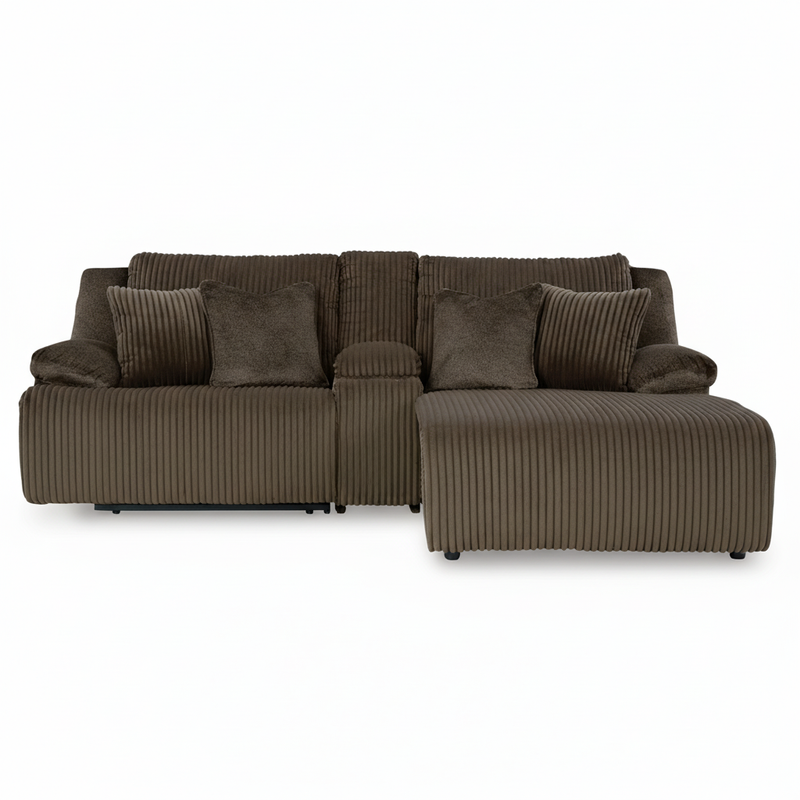 Top Tier 3-Piece Reclining Sectional Sofa with Chaise