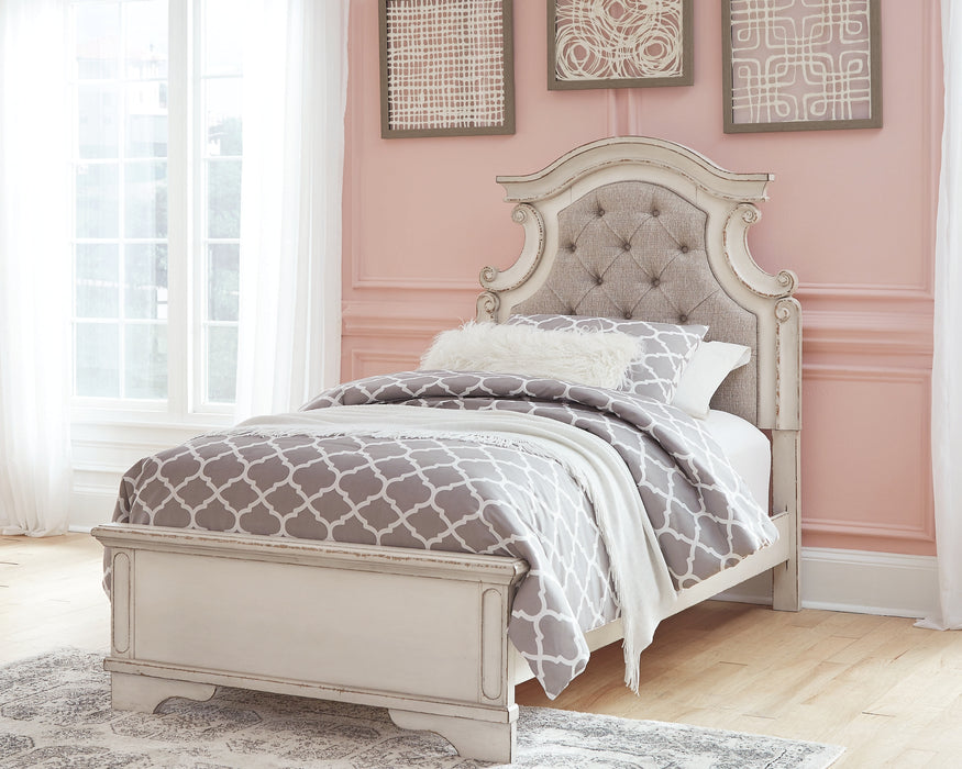 Realyn  Upholstered Panel Bed