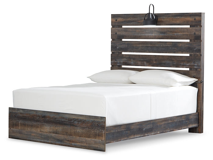 Drystan Twin Panel Bed with Nightstand